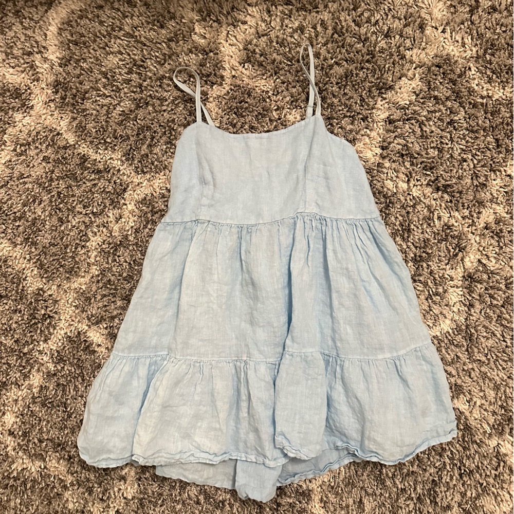 Light Blue Flowy Summer Dress